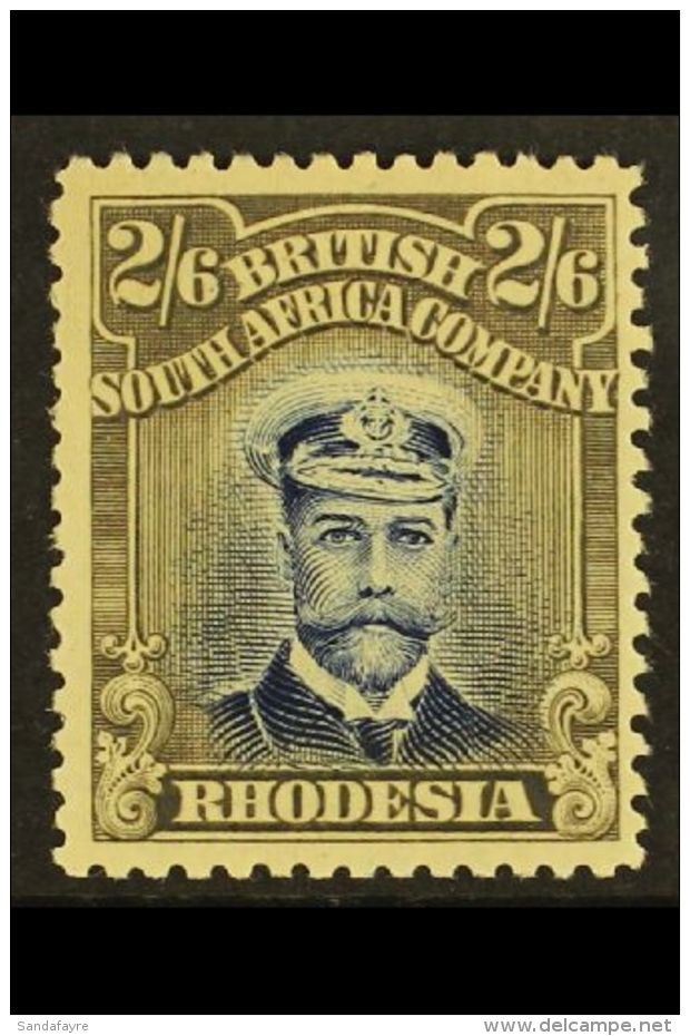 1913-19 2s6d Indigo &amp; Grey-brown, Admiral, Die II, Perf. 14, SG 236, Very Fine Mint. For More Images, Please... - Sonstige & Ohne Zuordnung