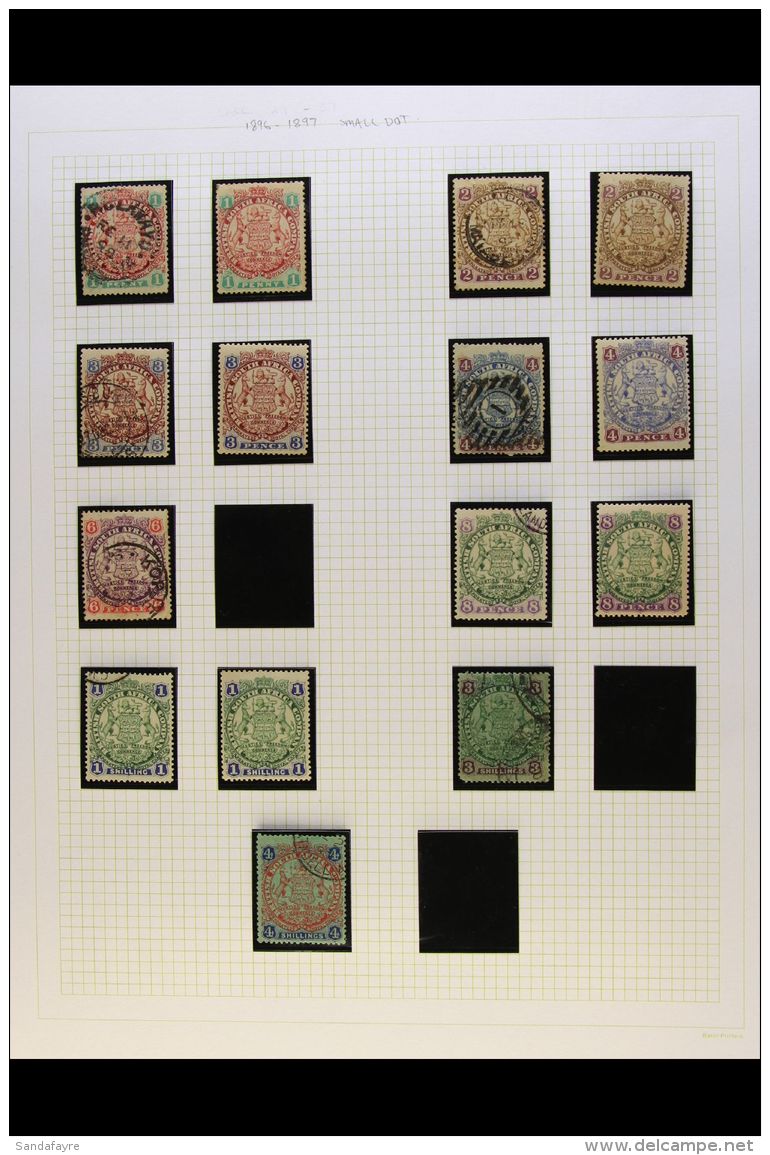 1896-1909 MINT &amp; USED COLLECTION Useful Lot On Album Pages, We See 1896-7 Die I Complete Set Used, Mint Most... - Andere & Zonder Classificatie