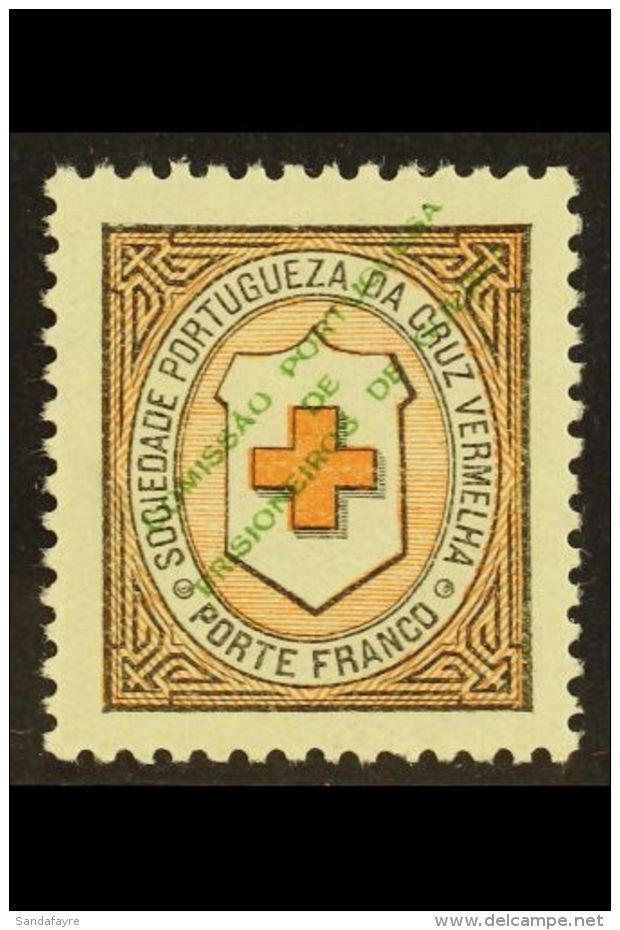 RED CROSS 1916 (-) Red &amp; Black Prisoners Of War Overprint (Michel 2, Afinsa 2), Very Fine Never Hinged Mint,... - Sonstige & Ohne Zuordnung