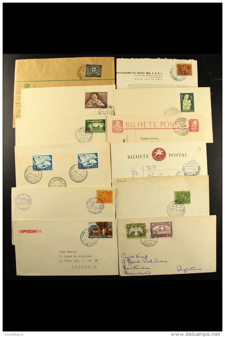 1952-1974 RAILWAY COVERS. An Interesting Collection Of Covers &amp; Cards Showing Various Railway &amp; TPO... - Sonstige & Ohne Zuordnung