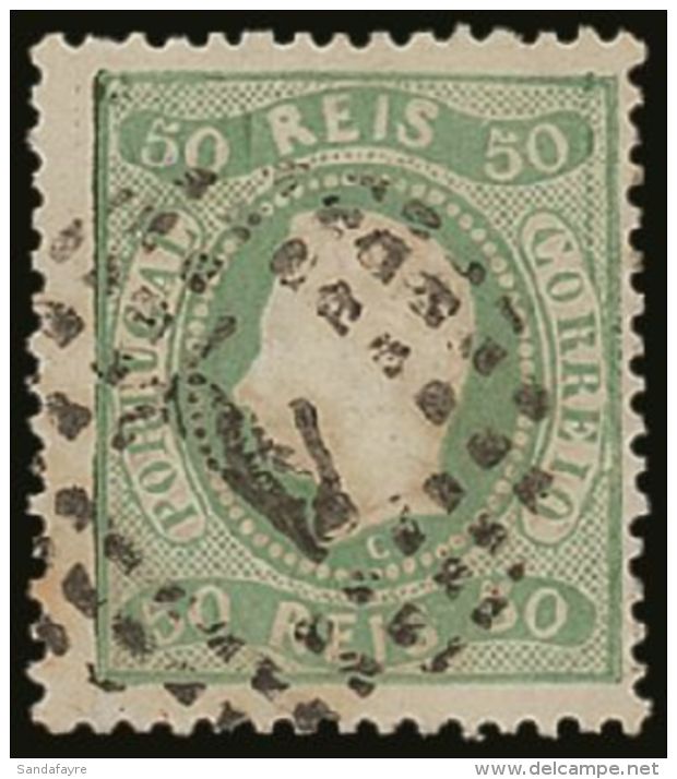 1867 50r Pale Green, Curved Label, Perf 12&frac12;, SG 59, Very Fine Used, Centered Slightly Right. For More... - Sonstige & Ohne Zuordnung