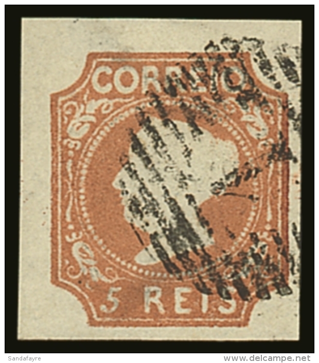 1853 5r Red-brown, Michel 1, SG 1, Afinsa 1 I, Finely Used With Neat Postmark, Four Good To Large Margins, Small... - Sonstige & Ohne Zuordnung