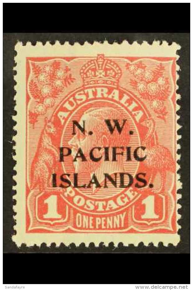NWPI 1915-16 1d Carmine-red Die II Overprint, SG 67c, Fine Mint, Fresh. For More Images, Please Visit... - Papoea-Nieuw-Guinea