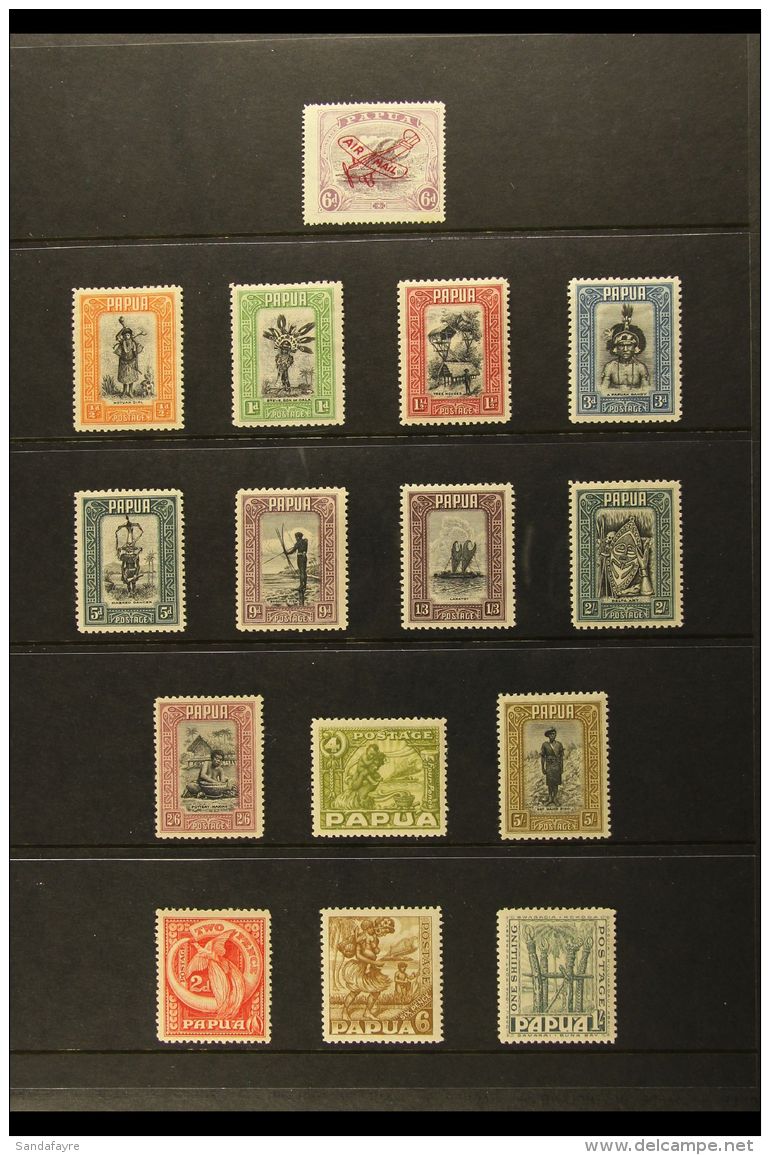 1901 - 1934 Fresh Mint Selection With 1932 Native Scenes Set To 5s, 1934 Protectorate Etc. (29 Stamps) For More... - Papua-Neuguinea