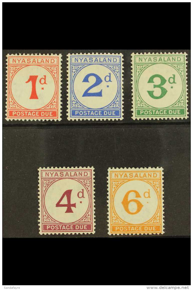 POSTAGE DUES 1950 Set Complete, SG D1/5, Very Fine Mint. (5 Stamps) For More Images, Please Visit... - Nyassaland (1907-1953)