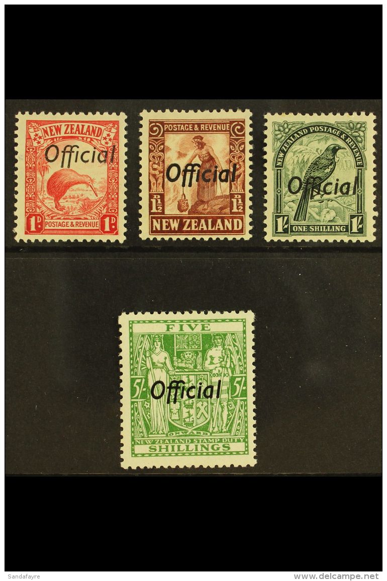 OFFICIAL 1927 Overprint Set Complete, SG O115/9, Very Fine Mint. (4 Stamps) For More Images, Please Visit... - Sonstige & Ohne Zuordnung