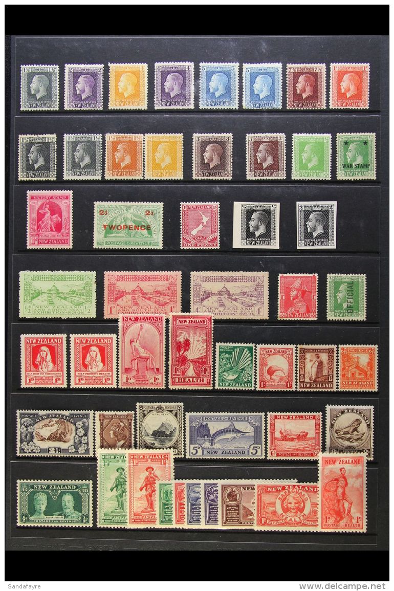 1912-1936 KGV MINT SELECTION Presented On A Stock Page. Includes Definitives To 1s Inc &frac12;d &amp; 2d Black... - Sonstige & Ohne Zuordnung