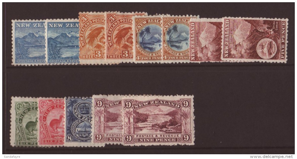 1899-1903 PICTORIAL A Mainly Fresh Mint Range, With Additional Listed Shades,  Comprising 2&frac12;d (2), 3d (2),... - Andere & Zonder Classificatie