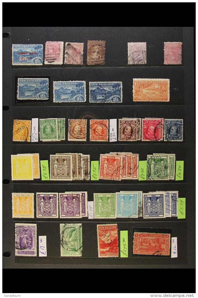 1870's-1990's MINT/NHM &amp; USED RANGES With Light Duplication On Stock Pages, Mostly Used, Inc 1875 2d Wmk Large... - Andere & Zonder Classificatie