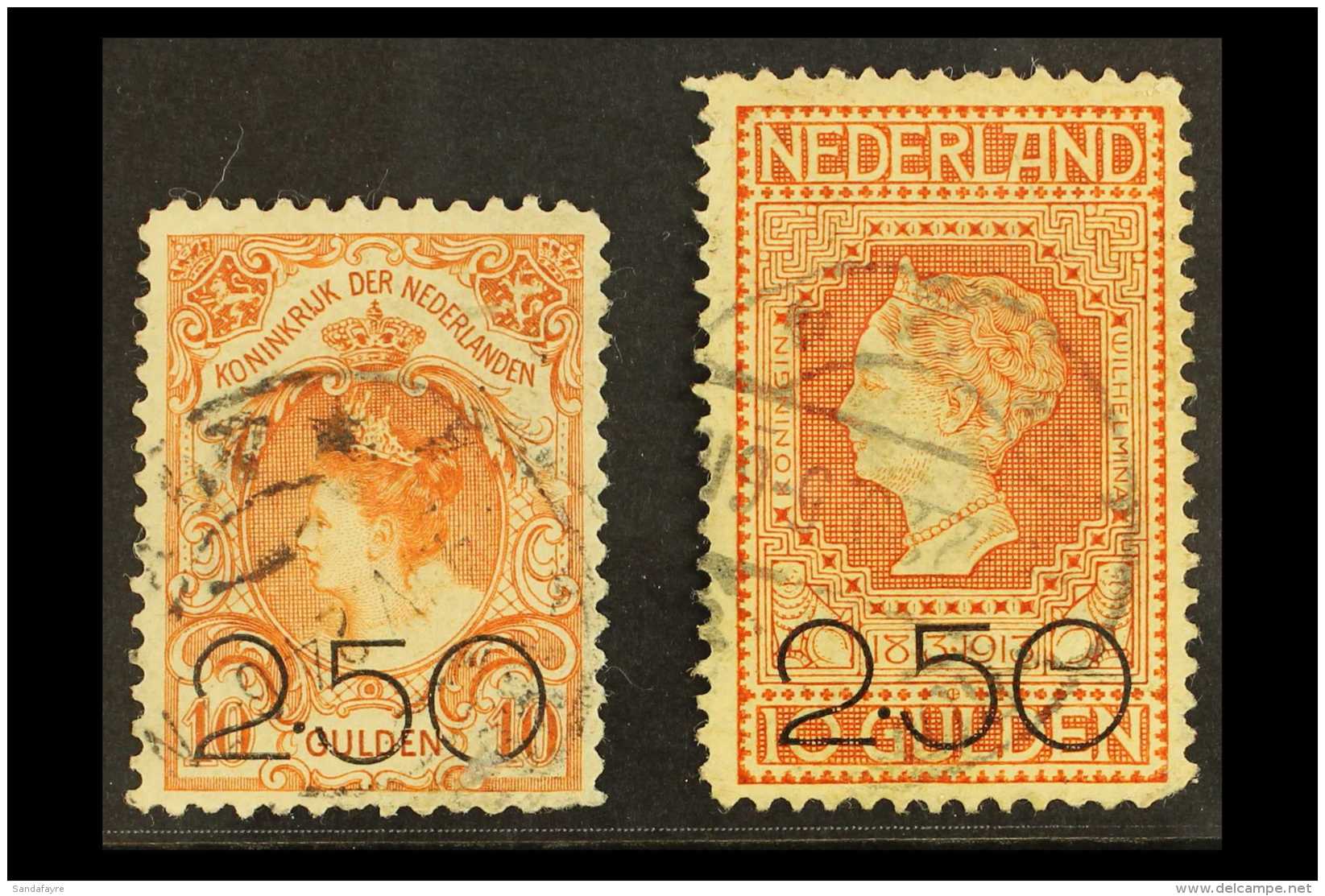 1920 2.50 On Both 10g Values, SG 236/7, Nicely Used With Small Faults, Cat &pound;340 (2 Stamps) For More Images,... - Andere & Zonder Classificatie
