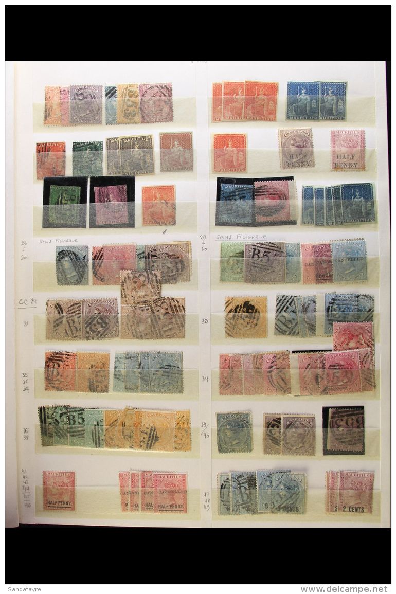 1858-1973 MINT AND USED ACCUMULATION An Extensive Assembly Generally Arranged By Yvert Catalogue Order In A Large... - Mauritius (...-1967)