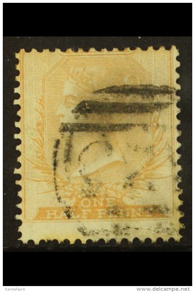 1860-63 &frac12;d Buff, No Watermark, SG 3, Good Used. For More Images, Please Visit... - Malta (...-1964)