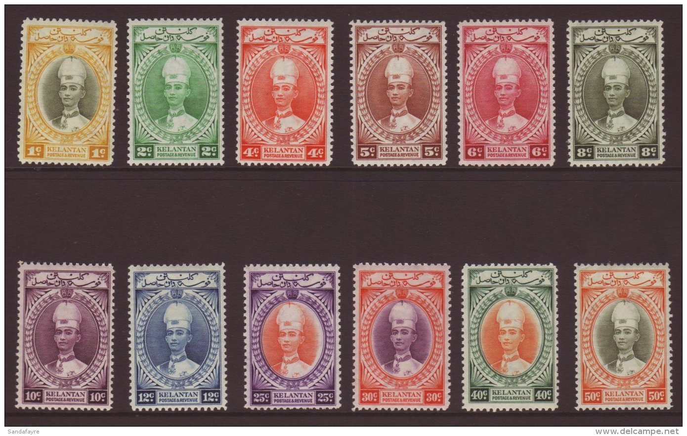KELANTAN 1937-40 Sultan Ismail Set To 50c, SG 40/51, Very Fine Mint (12 Stamps) For More Images, Please Visit... - Autres & Non Classés