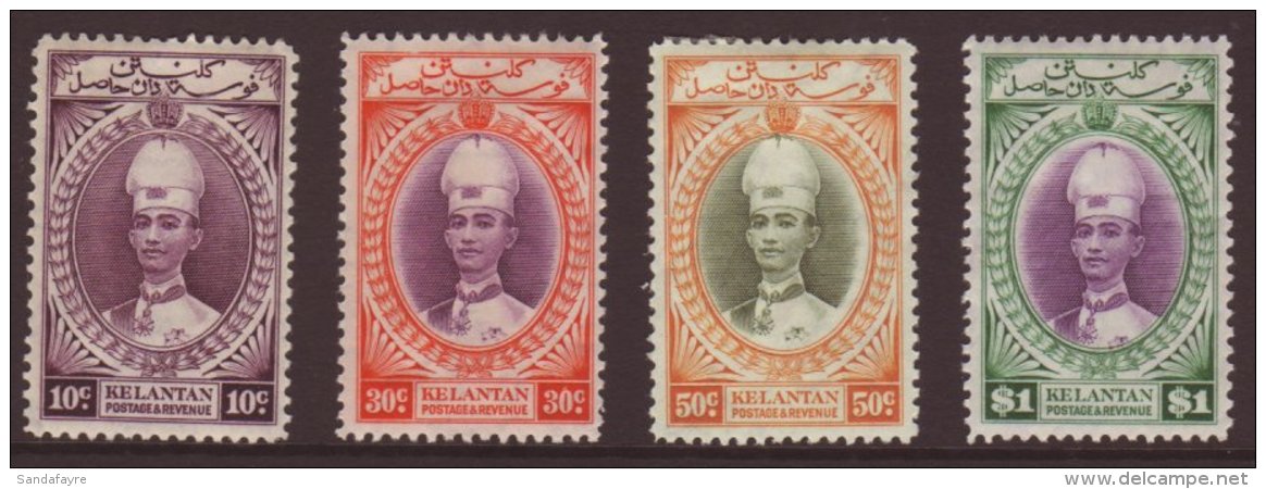 KELANTAN 1937-40 10c, 30c, 50c And 41 SG 46, 49, 51/52 Mint, The Top Two With Small Hinge Thins. (4) For More... - Andere & Zonder Classificatie