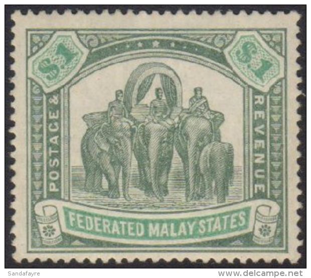FMS 1904 $1 Green And Pale Green, SG 48a, Very Fine Mint. For More Images, Please Visit... - Andere & Zonder Classificatie