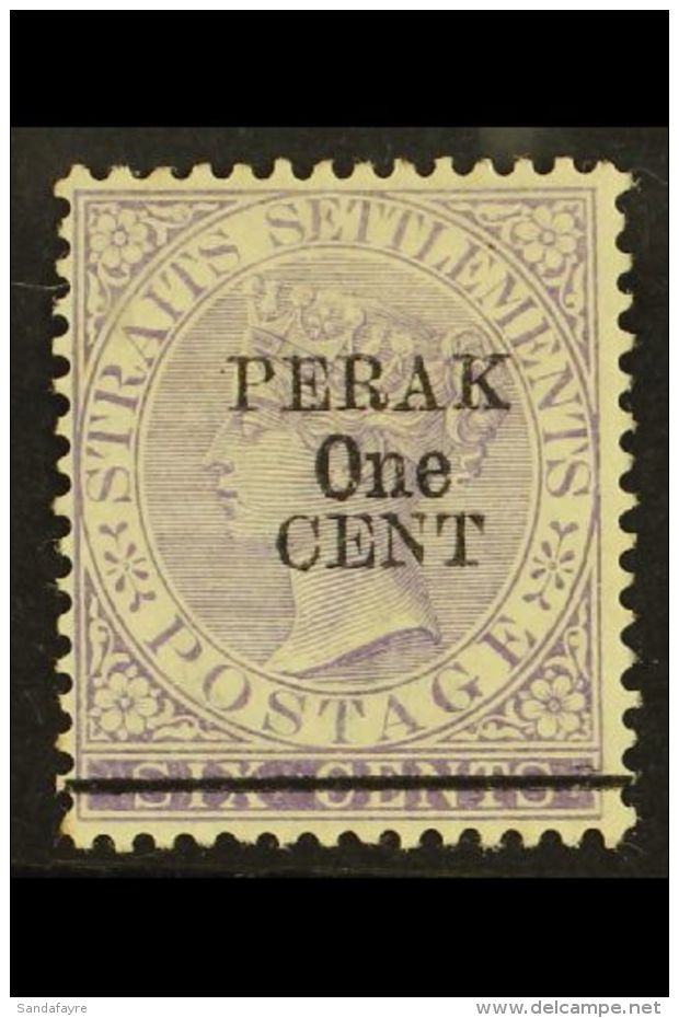 1891 1891 1c On 6c Lilac (Type 37), SG 47, Very Fine Mint. For More Images, Please Visit... - Autres & Non Classés