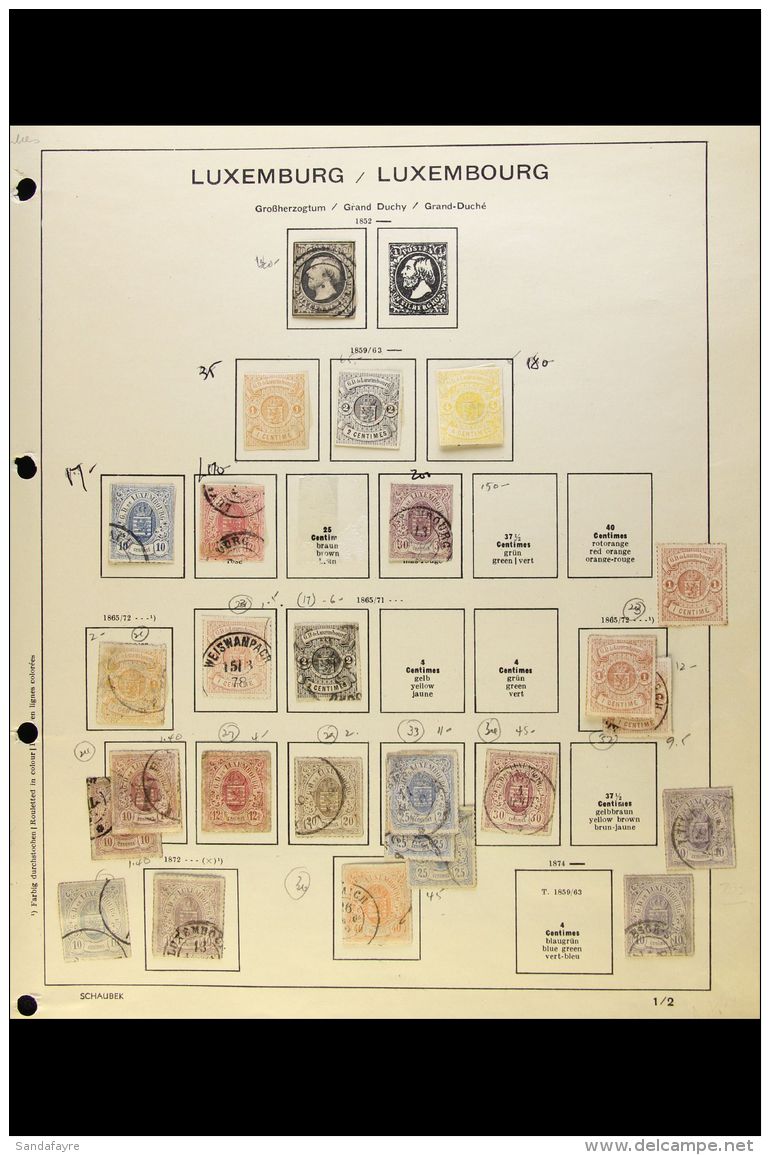 1852-1939 OLD TIME COLLECTION A Mint &amp; Used Collection With Strong Coverage Of The Period Neatly Presented On... - Andere & Zonder Classificatie