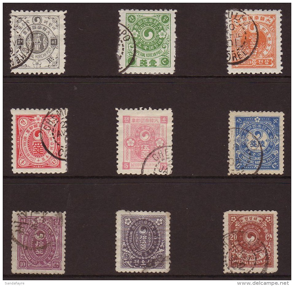 1900 NATIONAL EMBLEM ISSUE An All Different Selection Of The Perf 10 Issue, Mainly Selected For Their Fine Cds... - Corée (...-1945)