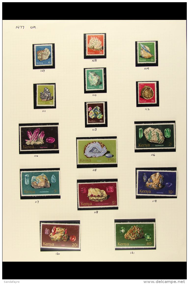 1963-83 NEVER HINGED MINT COLLECTION All Different And Which Includes 1963 Defin Set, 1966-71 Glazed Paper Defin... - Kenia (1963-...)