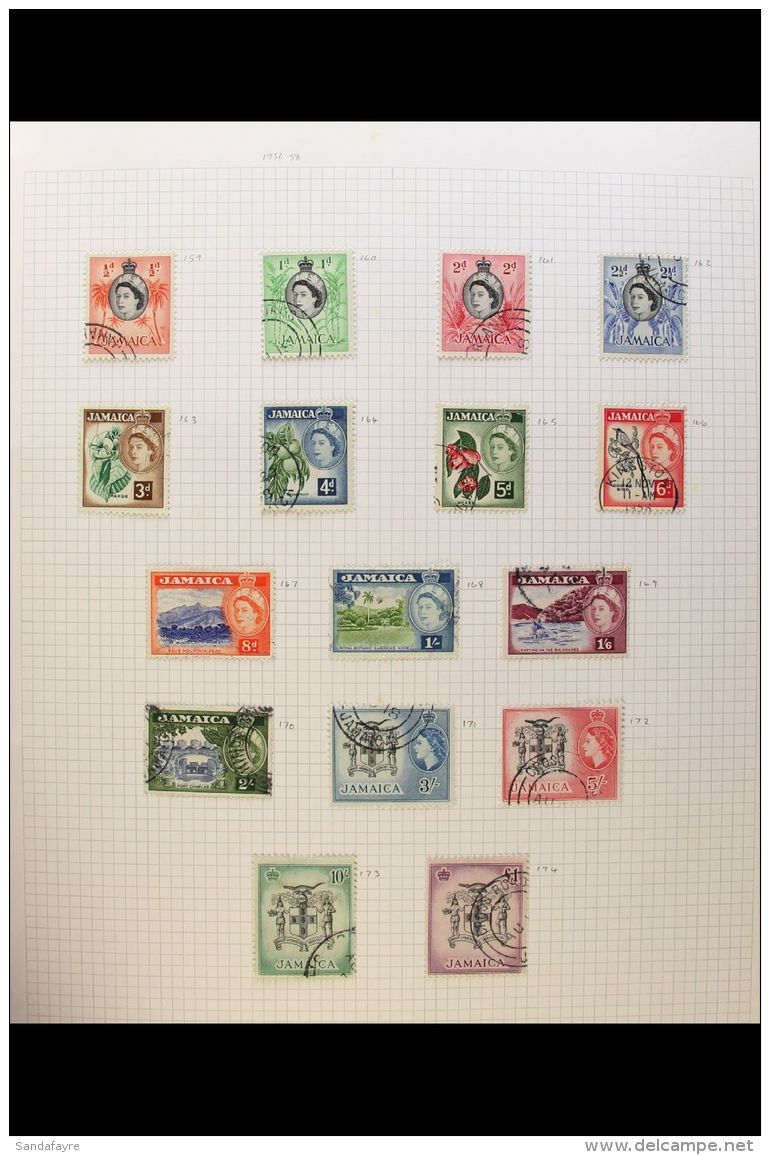1954-1986 SUBSTANTIAL COLLECTION IN AN ALBUM Mint, Never Hinged Mint And Used. Note 1956-58 Definitives To 10s... - Jamaica (...-1961)