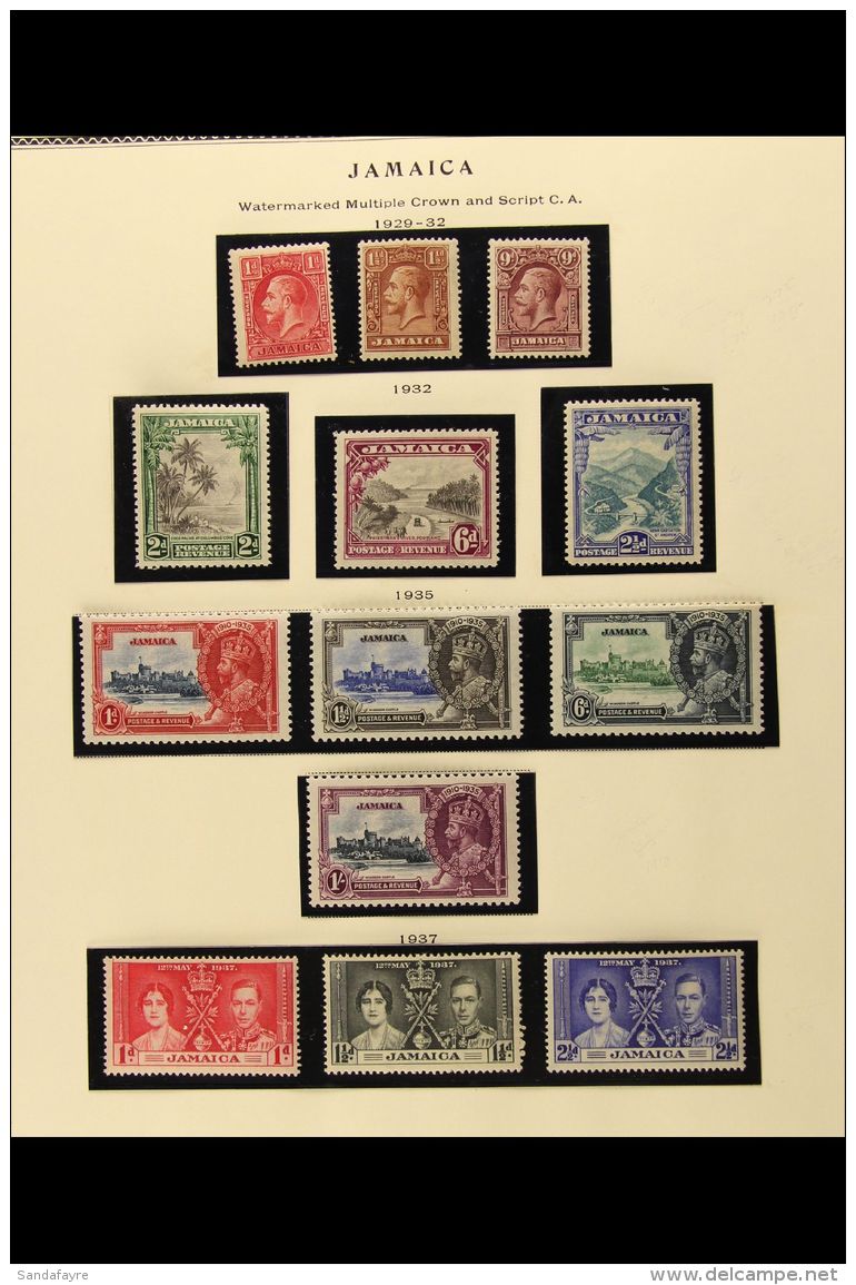 1929 TO 1932 VFM COMPLETE COLLECTION Complete From 1929-32 GV Heads Set To 1976 Christmas Set, SG 108 To 423,... - Jamaica (...-1961)
