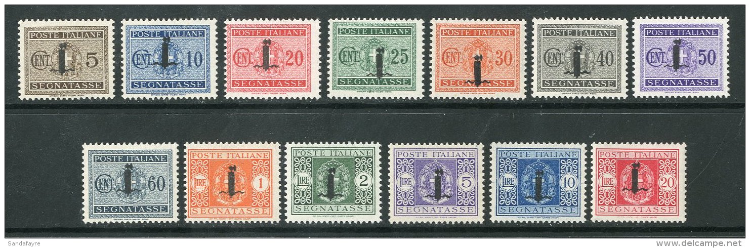 R.S.I. 1944 Postage Due Set, Sass S2309, Superb NHM. Caffaz Certificate. For More Images, Please Visit... - Ohne Zuordnung