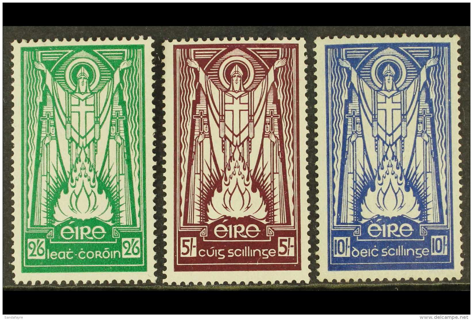 1937 St Patrick Complete Set, SG 102/104, Very Fine Mint. Fresh (3 Stamps) For More Images, Please Visit... - Andere & Zonder Classificatie