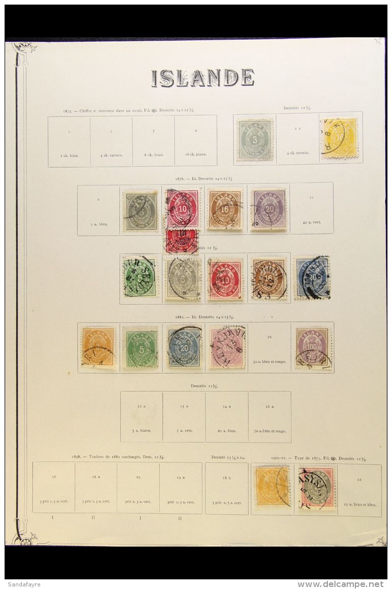 1873-1955 IMPRESSIVE COLLECTION ON LEAVES Mint And Used, Mostly Fine Condition. With 1873 (perf 12&frac12;) 3sk... - Altri & Non Classificati