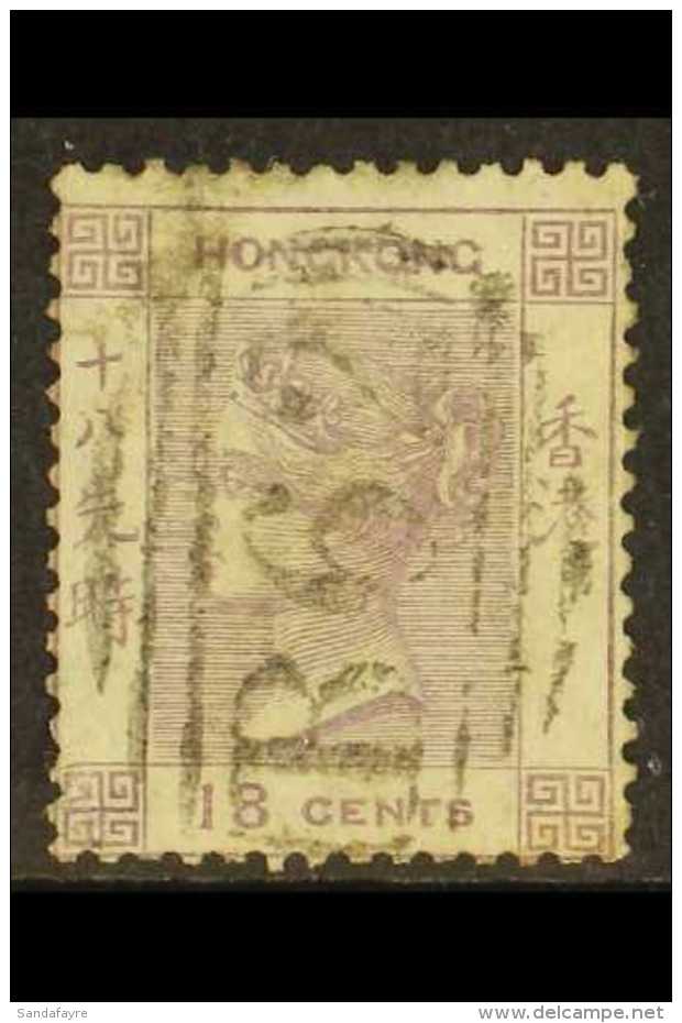 1863-71 18c Lilac Wmk Crown CC, SG 13, Lightly Used With Good Perfs, Thin Patch. A Presentable Example Of This... - Sonstige & Ohne Zuordnung