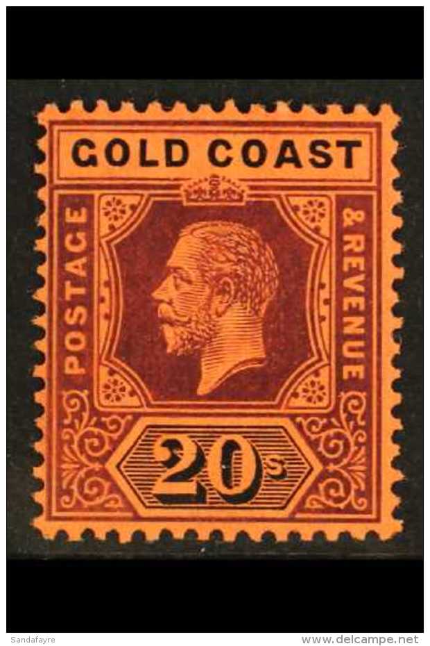 1913-21 20s Purple &amp; Red/black, SG 84, Very Fine Mint For More Images, Please Visit... - Goudkust (...-1957)