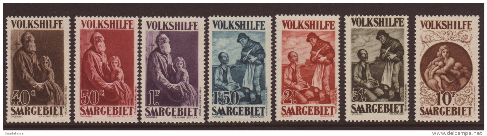 1928 1928 "La Carita" Set, Mi 128/34, Superb Never Hinged Mint. Scarce So Fine. (7 Stamps) For More Images, Please... - Andere & Zonder Classificatie