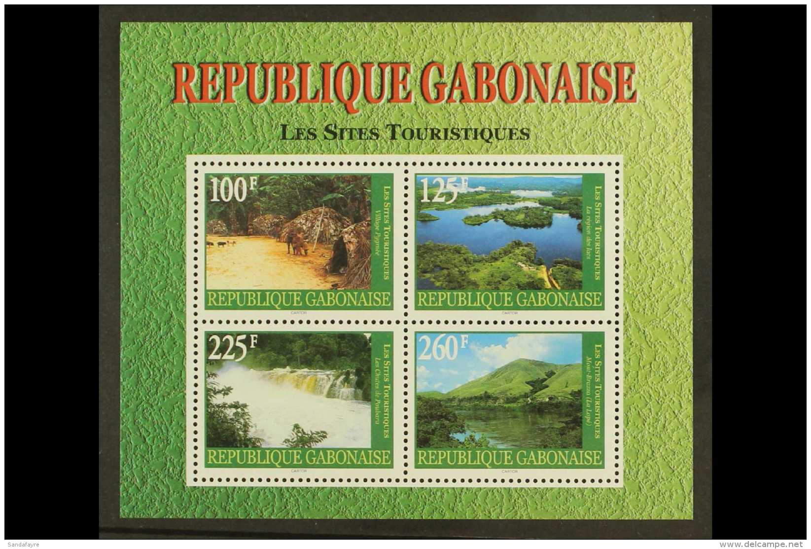 2000 "Les Sites Touristiques" Miniature Sheet (Yvert Unlisted, Scott 984a - Unpriced) Very Fine Never Hinged Mint.... - Sonstige & Ohne Zuordnung