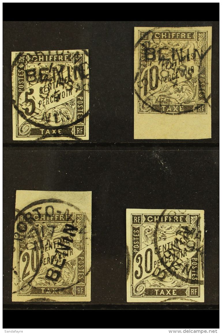 BENIN POSTAGE STAMPS 1894 Set Complete, Yv 1/4 Very Fine Used. (4 Stamps) For More Images, Please Visit... - Sonstige & Ohne Zuordnung