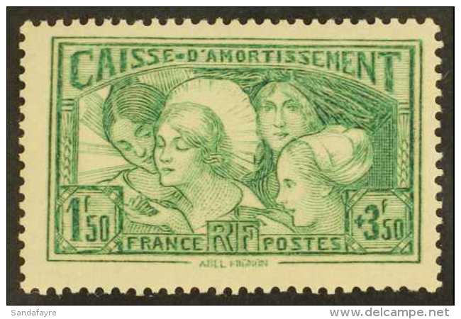 1931 1f50+3f50 Green "Caisse D'Amortissement" (Yvert 269, SG 493) Never Hinged Mint. For More Images, Please Visit... - Altri & Non Classificati