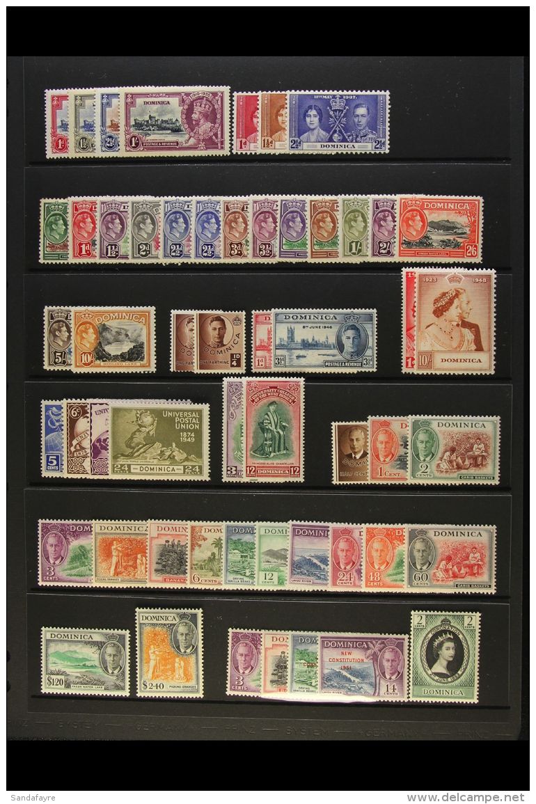 1935-1970 COMPLETE FINE MINT COLLECTION We See A Complete Run Of Issues (no Mini Sheets) From The 1935 KGV Jubilee... - Dominica (...-1978)