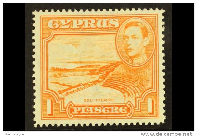 1938-51 1pi Orange, Perf 13&frac12; X 12&frac12;, SG 154a, Fine Mint. For More Images, Please Visit... - Andere & Zonder Classificatie