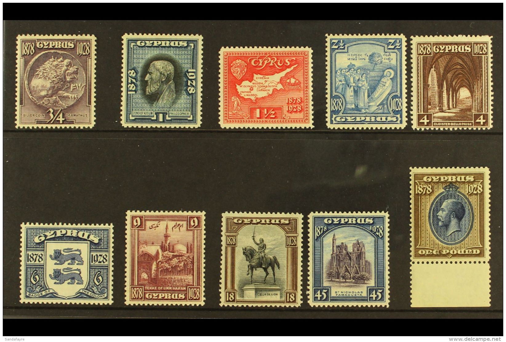 1928 50th Anniversary Of British Rule Complete Set, SG 123/132, Very Fine Mint (10 Stamps) For More Images, Please... - Altri & Non Classificati