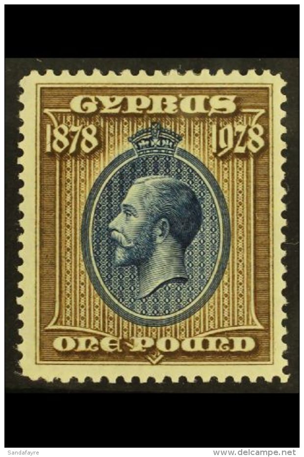 1928 &pound;1 Blue &amp; Bistre Brown, SG 132, Fine Mint For More Images, Please Visit... - Sonstige & Ohne Zuordnung