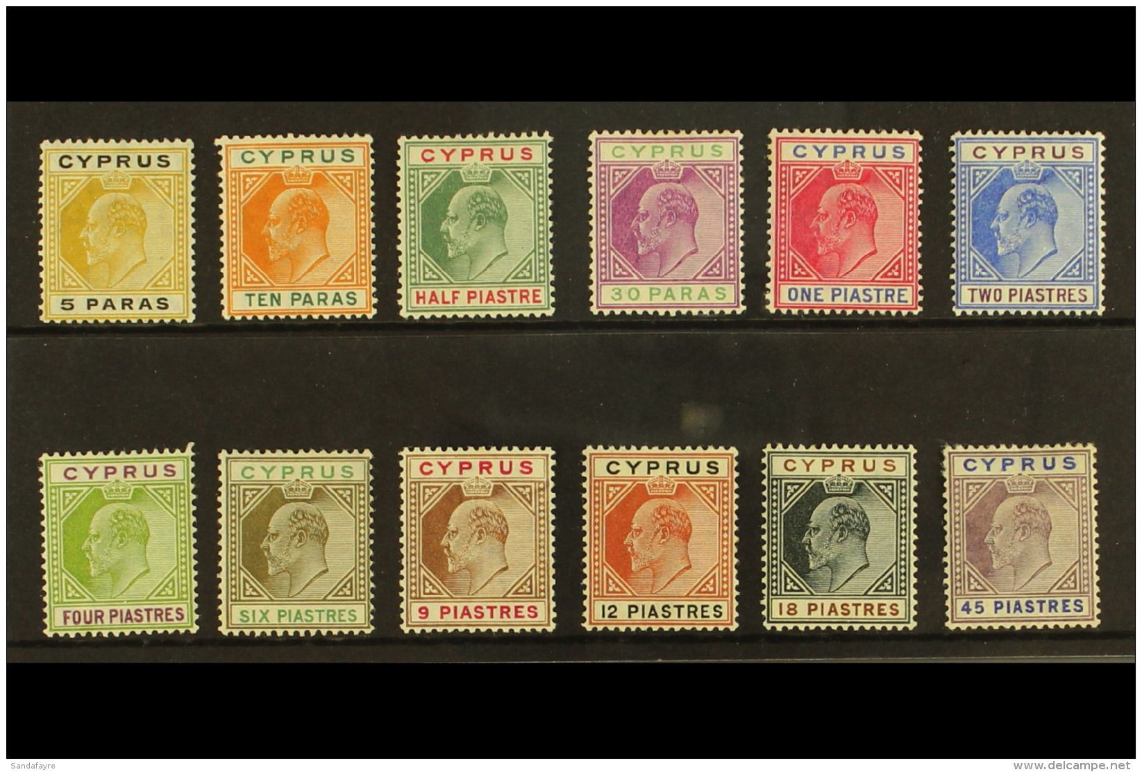 1904-10 Watermark Multi Crown CA Complete Definitive Set, SG 60/71, Fine Mint. (12 Stamps) For More Images, Please... - Sonstige & Ohne Zuordnung
