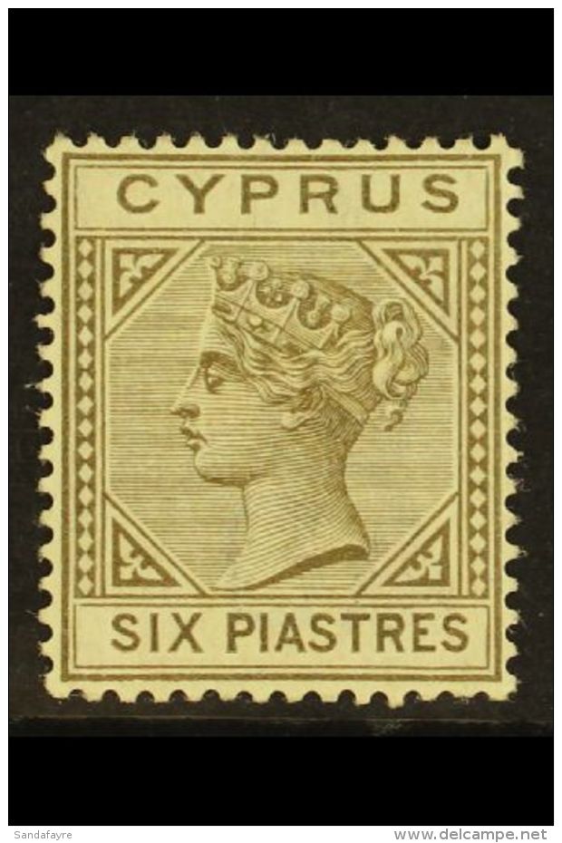 1892-94 6pi Olive-grey, Die II, SG 36, Fine Mint. For More Images, Please Visit... - Andere & Zonder Classificatie