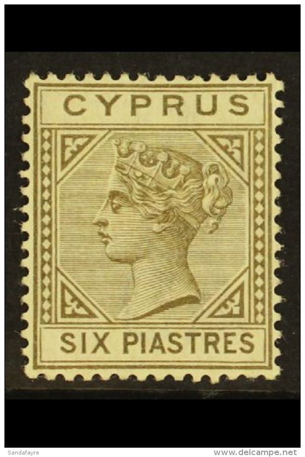 1892-94 6pi Olive-grey, Die II, SG 36, Fine Mint. For More Images, Please Visit... - Sonstige & Ohne Zuordnung