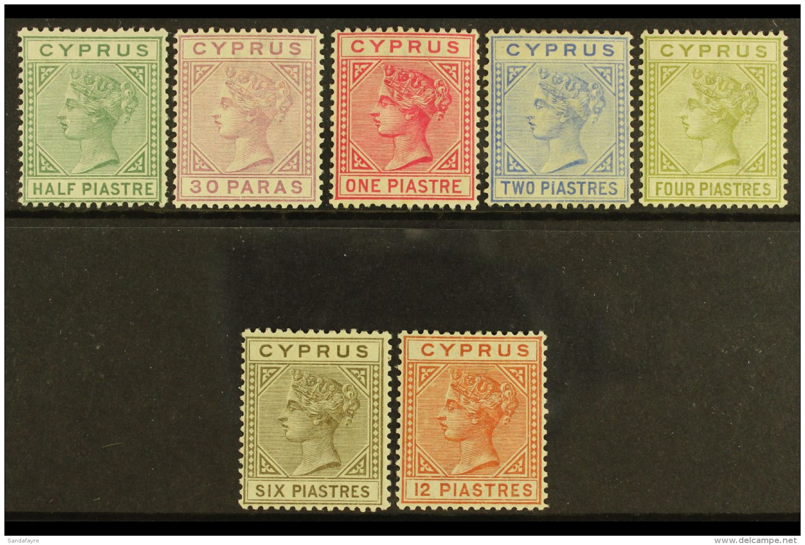 1882-86 Die I Complete Set, SG 16/22, Fine Mint, Very Fresh. (7 Stamps) For More Images, Please Visit... - Andere & Zonder Classificatie