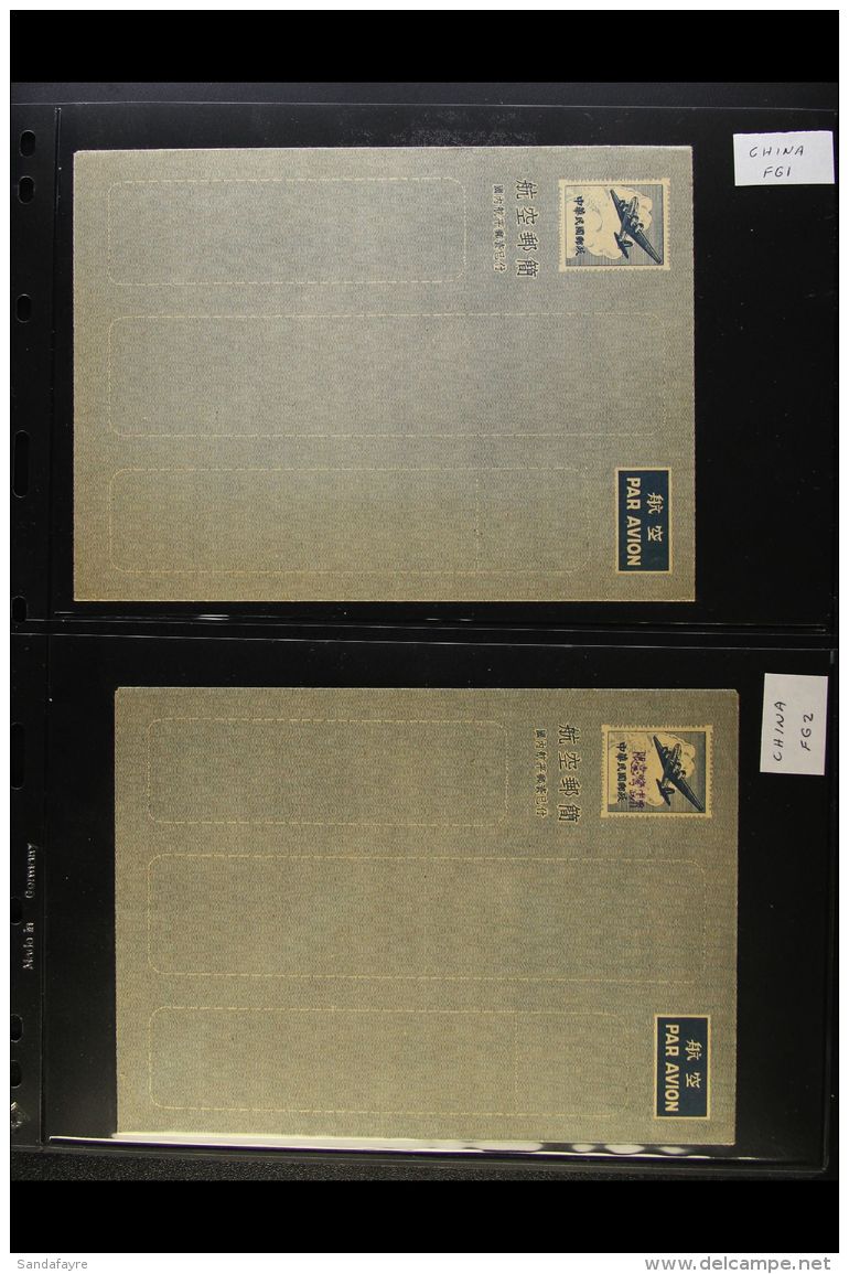 POSTAL STATIONERY - AEROGRAMMES 1948-1971 VERY FINE UNUSED COLLECTION Of All Different Air Letter Sheets,... - Andere & Zonder Classificatie