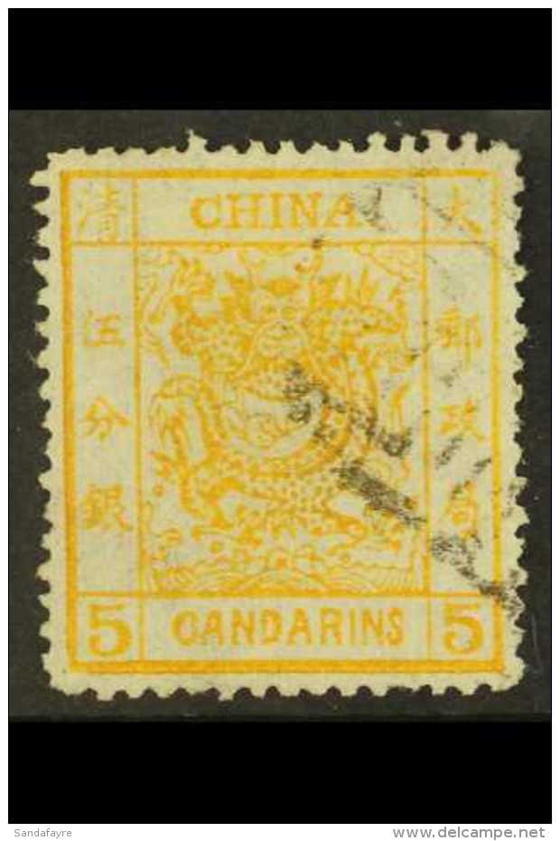 1878  5ca Orange On Thin Paper, SG 3, Fine And Fresh Used. For More Images, Please Visit... - Sonstige & Ohne Zuordnung