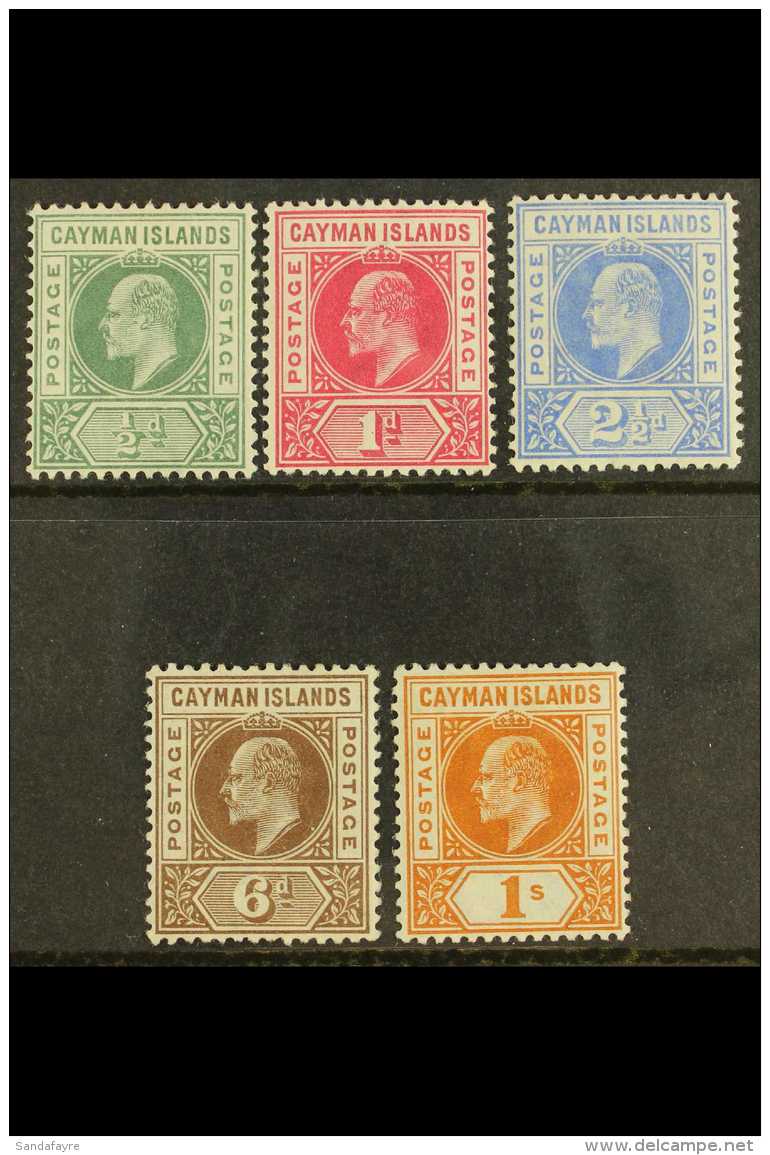 1902-03 Complete Definitive Set, SG 3/7, Fine Mint. (5 Stamps) For More Images, Please Visit... - Kaaiman Eilanden