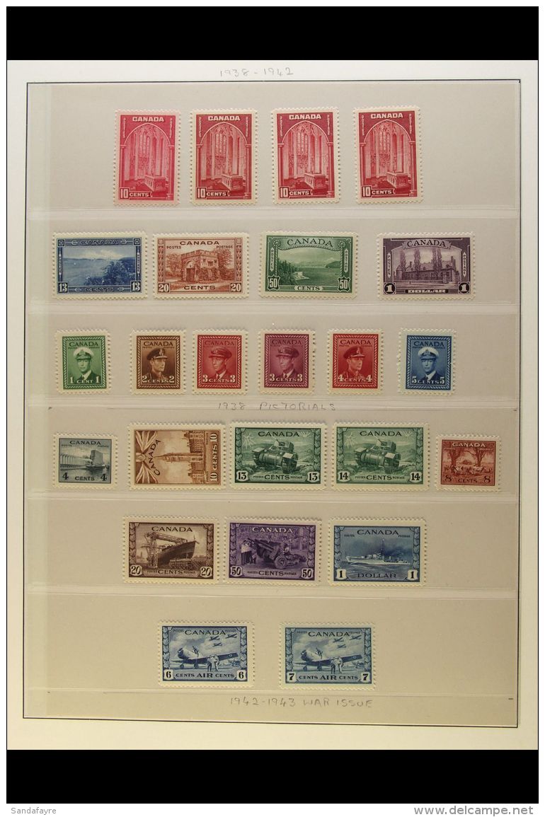 1937-52 ATTRACTIVE MINT COLLECTION Includes 1937-38 Definitive Set Complete With Air And Coil Set (plus Additional... - Sonstige & Ohne Zuordnung