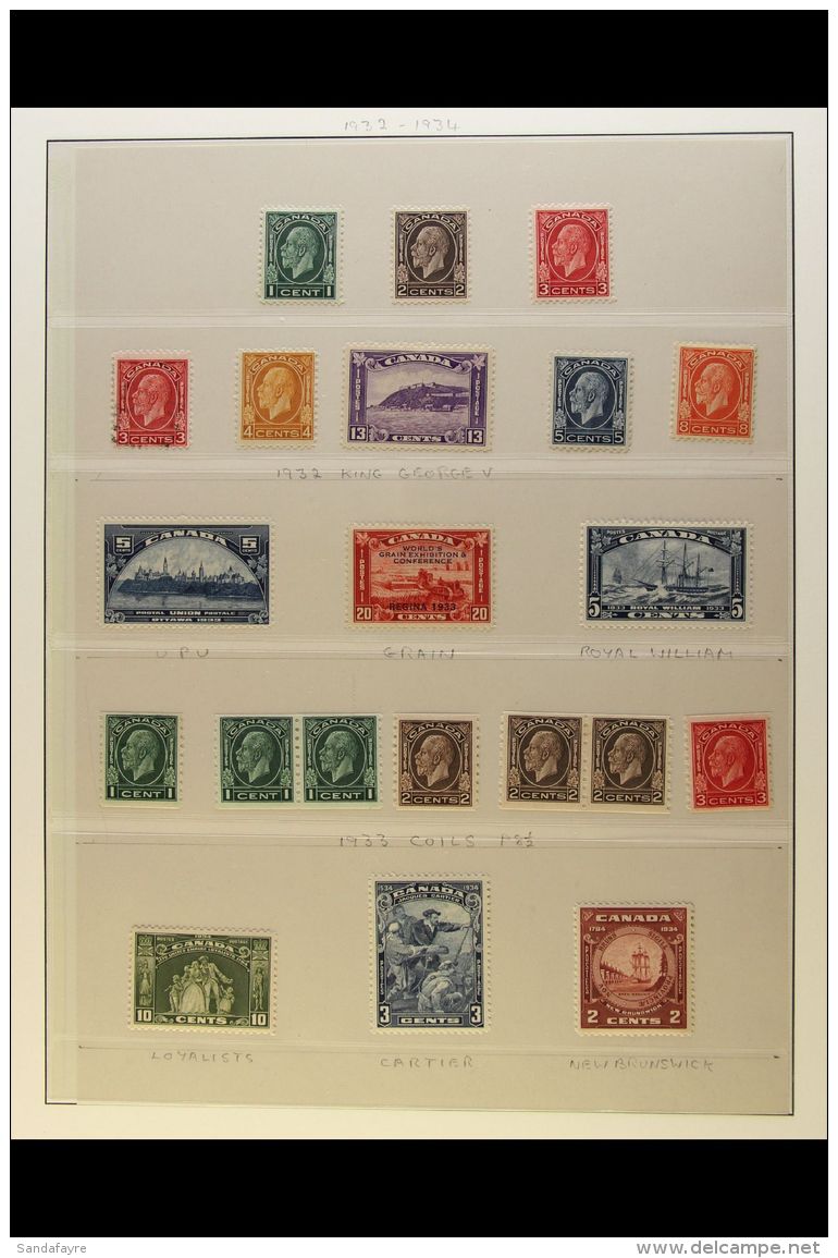 1926-36 ALL DIFFERENT MINT COLLECTION Includes 1926 Both 2c Surcharges, 1927 Confed And Historical Sets, All Of... - Sonstige & Ohne Zuordnung