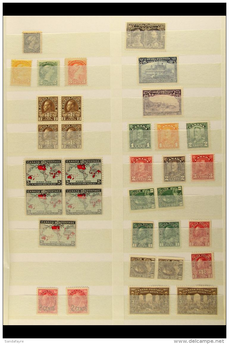 1870-1946 INTERESTING MINT GROUP On Stock Pages, Inc 1870-97 To 3c, 1898 2c Xmas (x5 Inc Block Of 4), 1899 Both 2c... - Andere & Zonder Classificatie