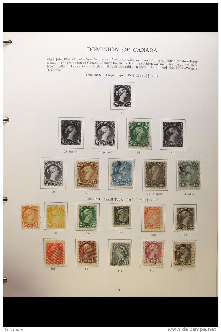 1859-1983 COLLECTION IN A PRINTED "SG ALBUM" A Chiefly Used Collection With Just A Sprinkling Of Mint Issues That... - Andere & Zonder Classificatie