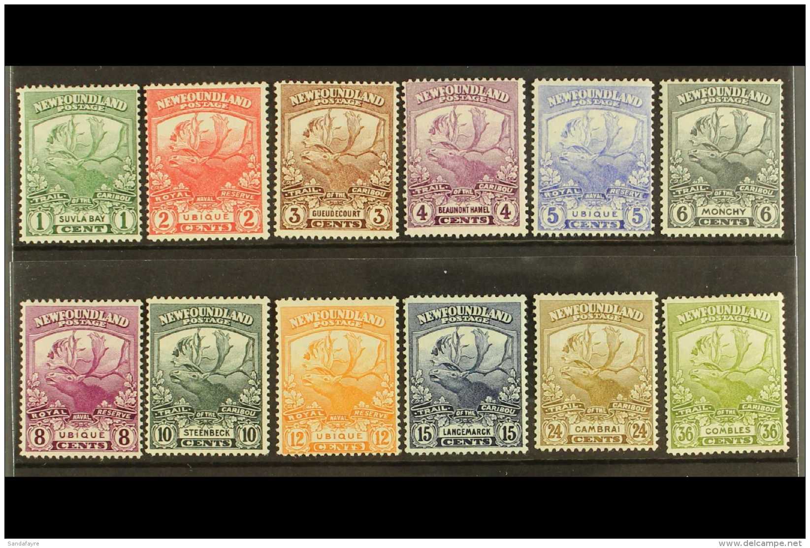 1919 Newfoundland Contingent Complete Set, SG 130/141, Very Fine Mint. (12 Stamps) For More Images, Please Visit... - Sonstige & Ohne Zuordnung